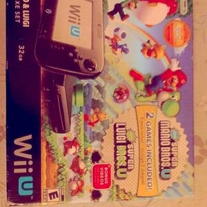 Nintendo Wii U Gaming Console + games + controllers